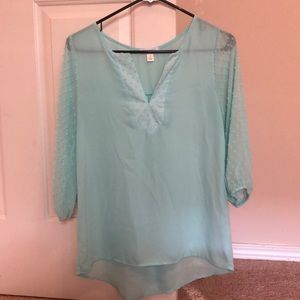 Jun&Ivy Small Turquoise Blouse